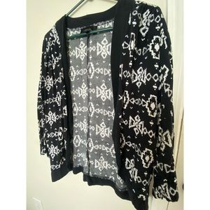 Aztec printed kimono